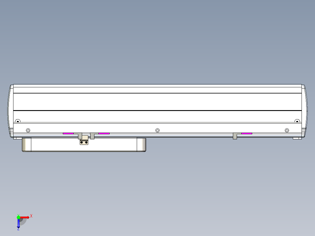 威洛博LC系列3d模型模组LC22H2Y-S250俯视图
