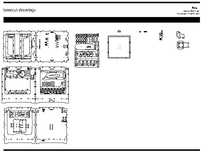 3D打印机Ulimaker LaserCut Files in 3D Sketchup Format