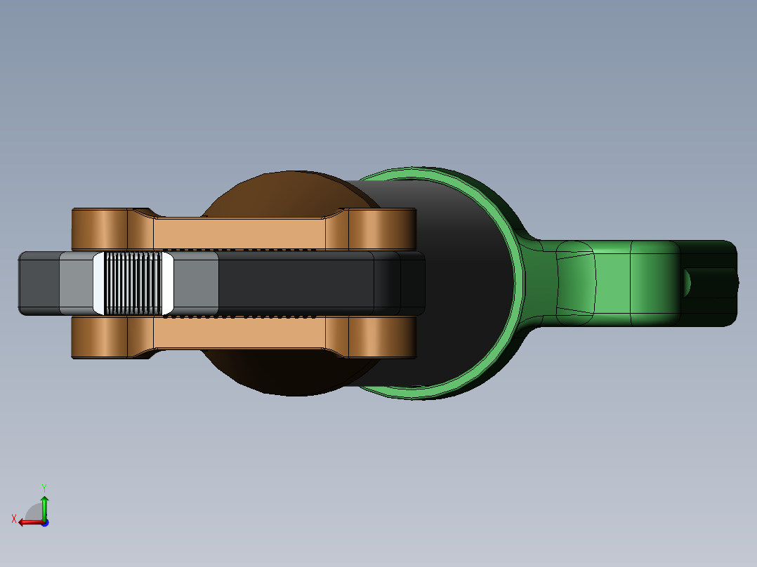 机械爪 3D图纸 (28)后视图
