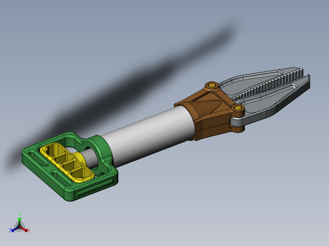 机械爪 3D图纸 (28)正等轴测图