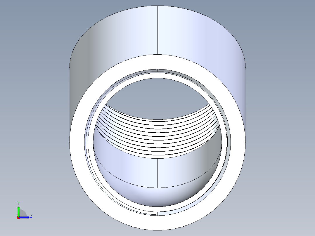 聚氯乙烯配件09-Sch80_45Elbow_FPTxFPT_819-020 _2in左视图