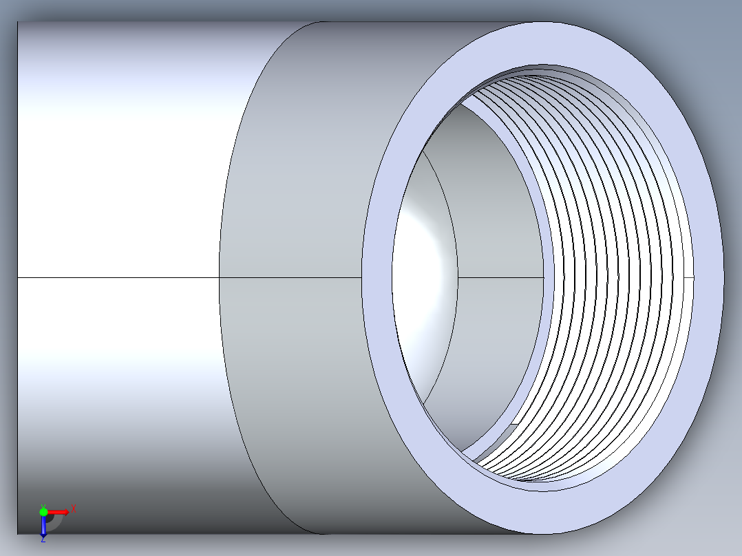 聚氯乙烯配件09-Sch80_45Elbow_FPTxFPT_819-020 _2in俯视图