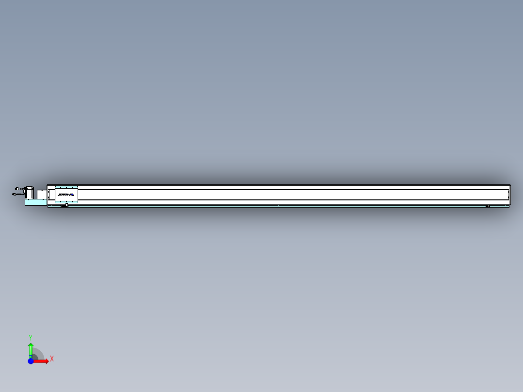 威洛博VBC同步带传动一无尘环境VBC14-L45-S2950-BL-ZP40-C3前视图
