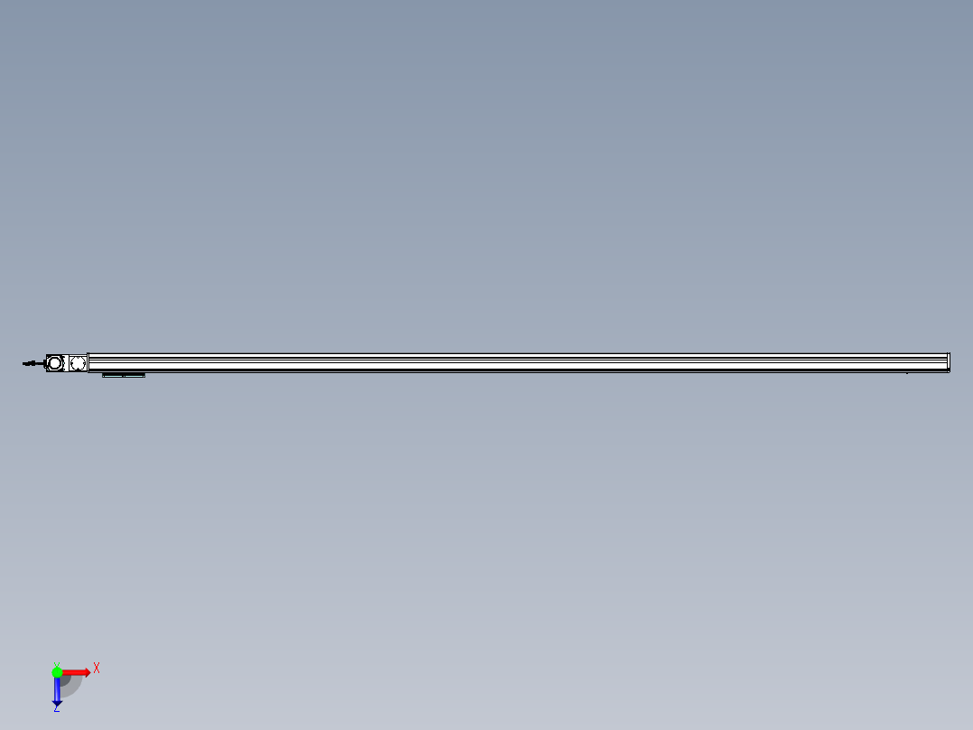 威洛博VBC同步带传动一无尘环境VBC14-L45-S2950-BL-ZP40-C3俯视图