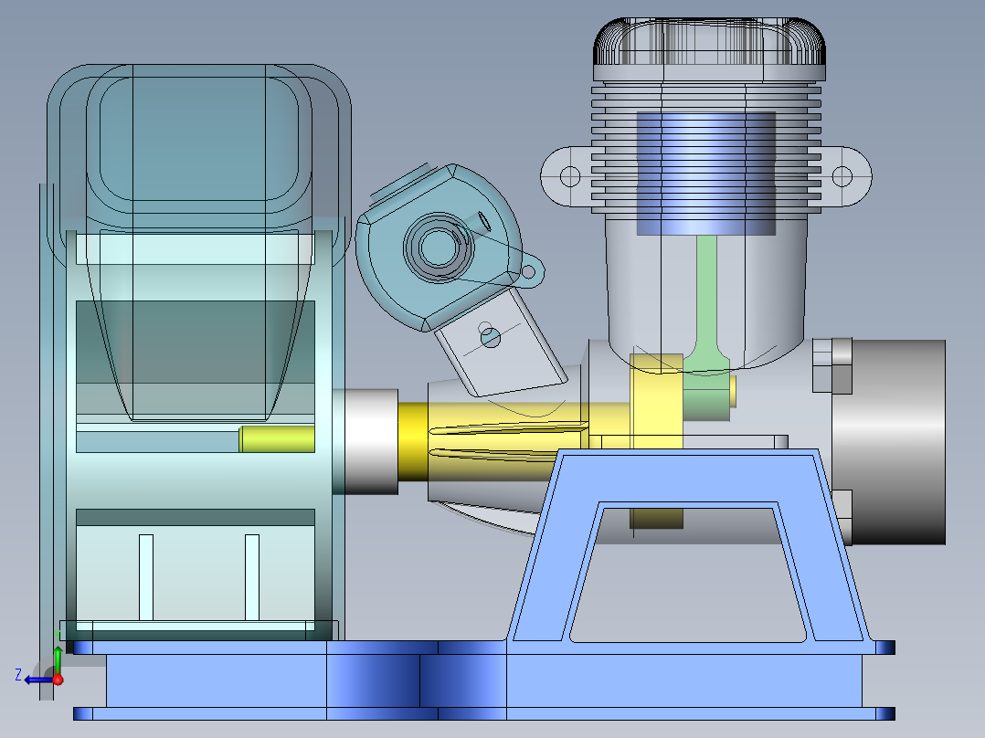 发动机鼓风机总成5右视图
