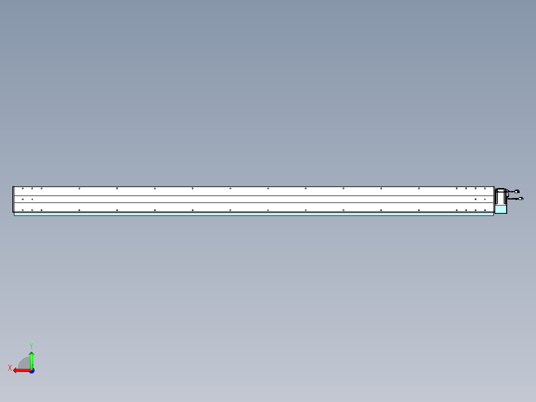 威洛博VBC同步带传动一无尘环境VBC14-L45-S2250-BLD-ZP40-C3后视图