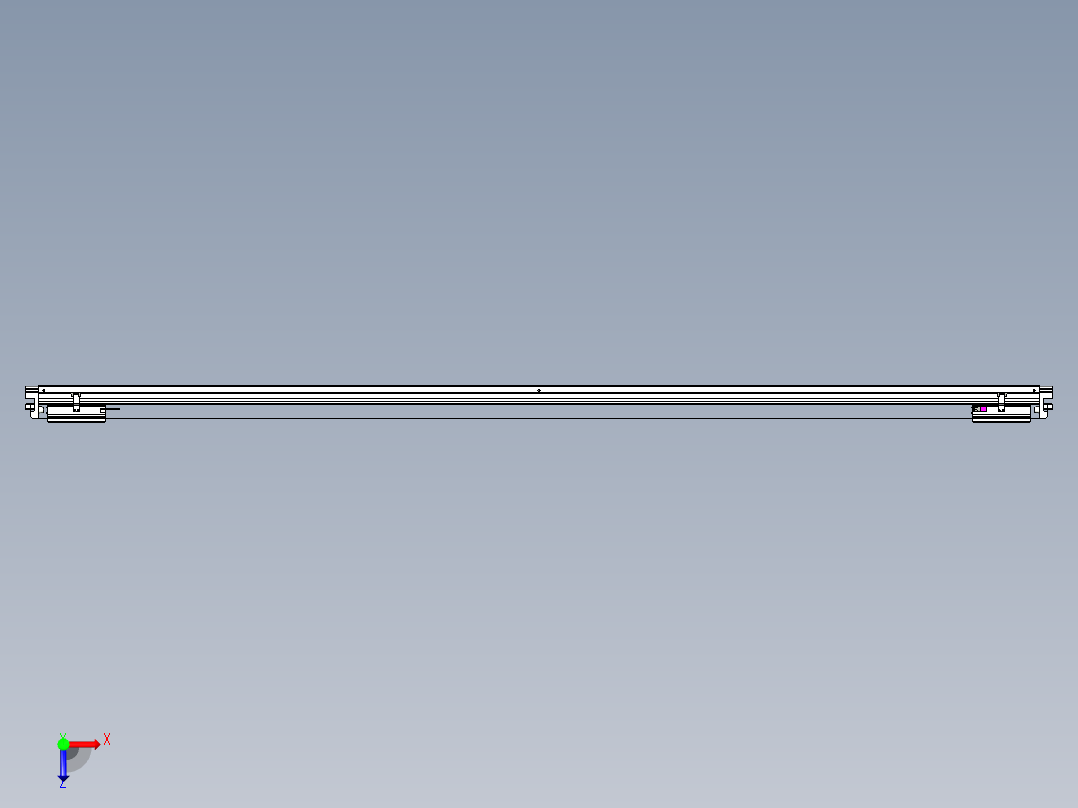 威洛博VL系列直线电机模组-2VL22H2-S2350俯视图