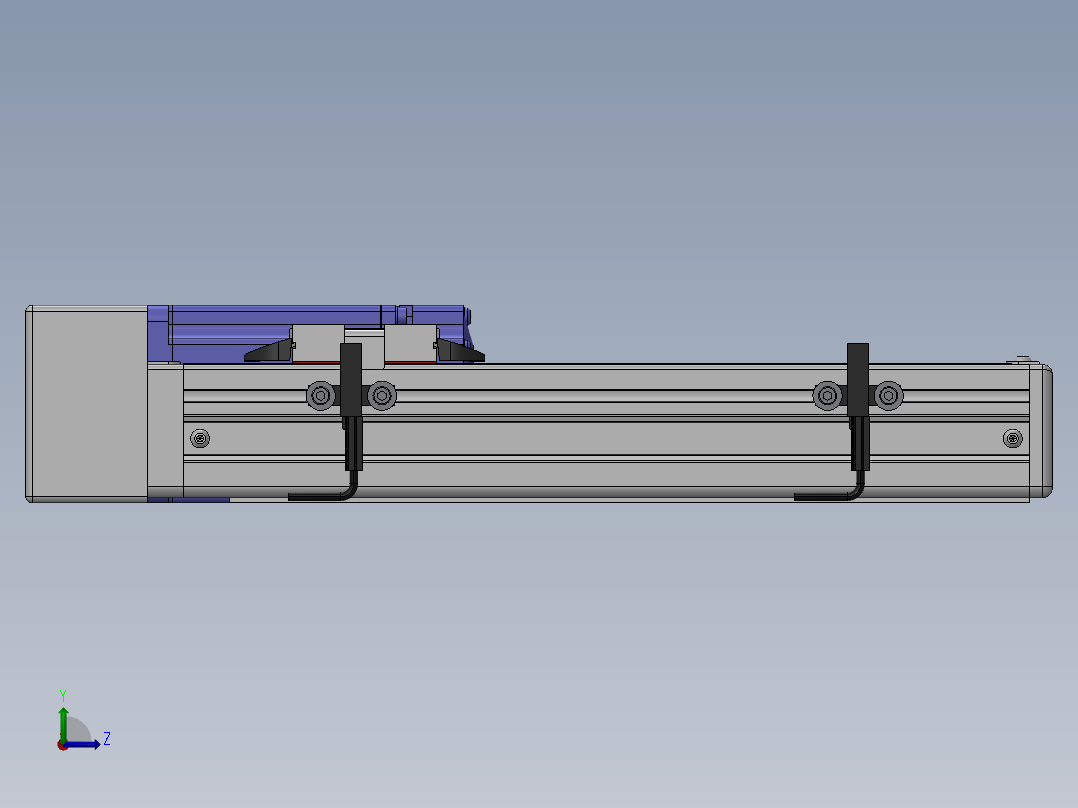 精密模组MY50-T10-150-BR-P20B-C4-C左视图