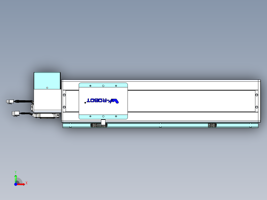 威洛博VBC同步带传动一无尘环境VBC14-L45-S350-BRD-ZP75-C3前视图