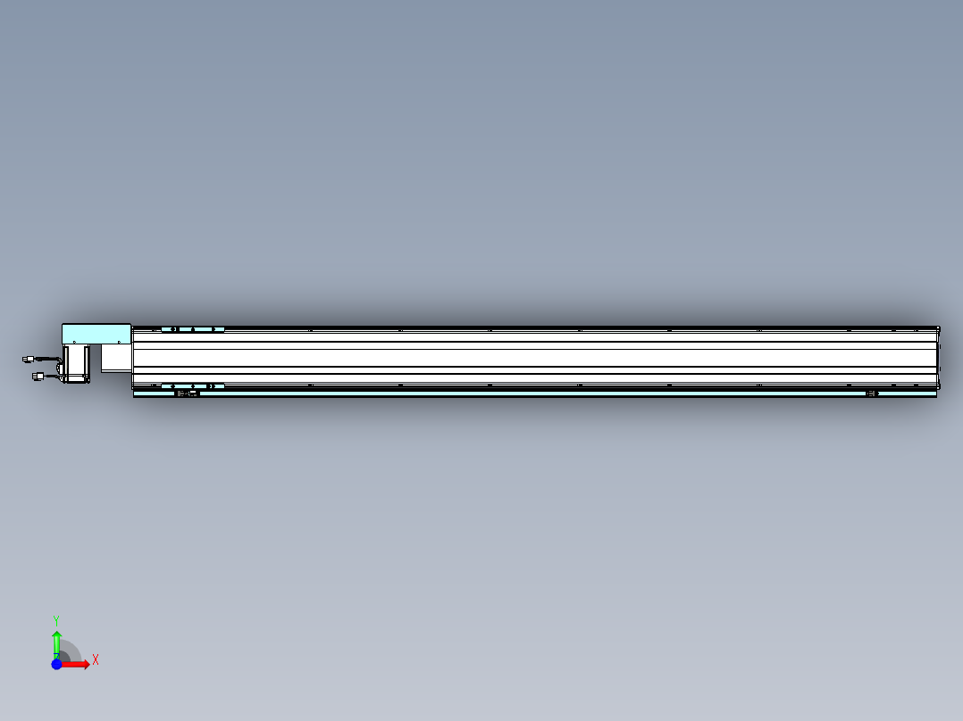 威洛博VBF同步带传动一般环境VBF14-L45-S1500-BR-ZP40-C3前视图