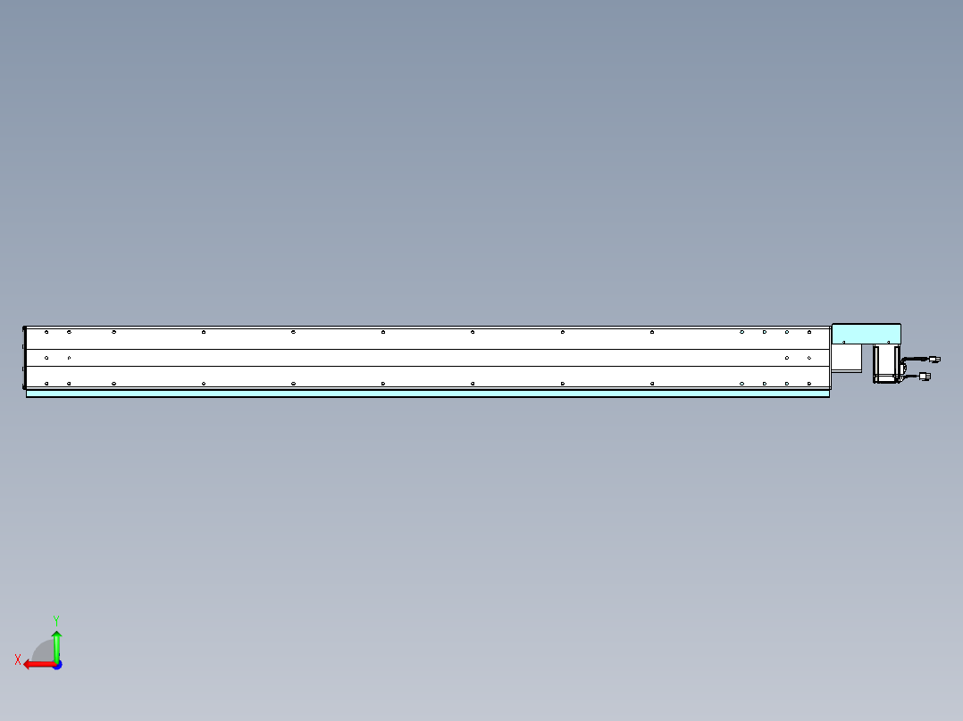 威洛博VBF同步带传动一般环境VBF14-L45-S1500-BR-ZP40-C3后视图