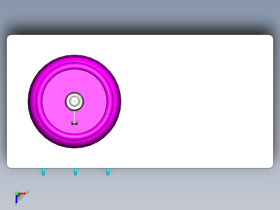 6-12公斤液化石油气罐俯视图