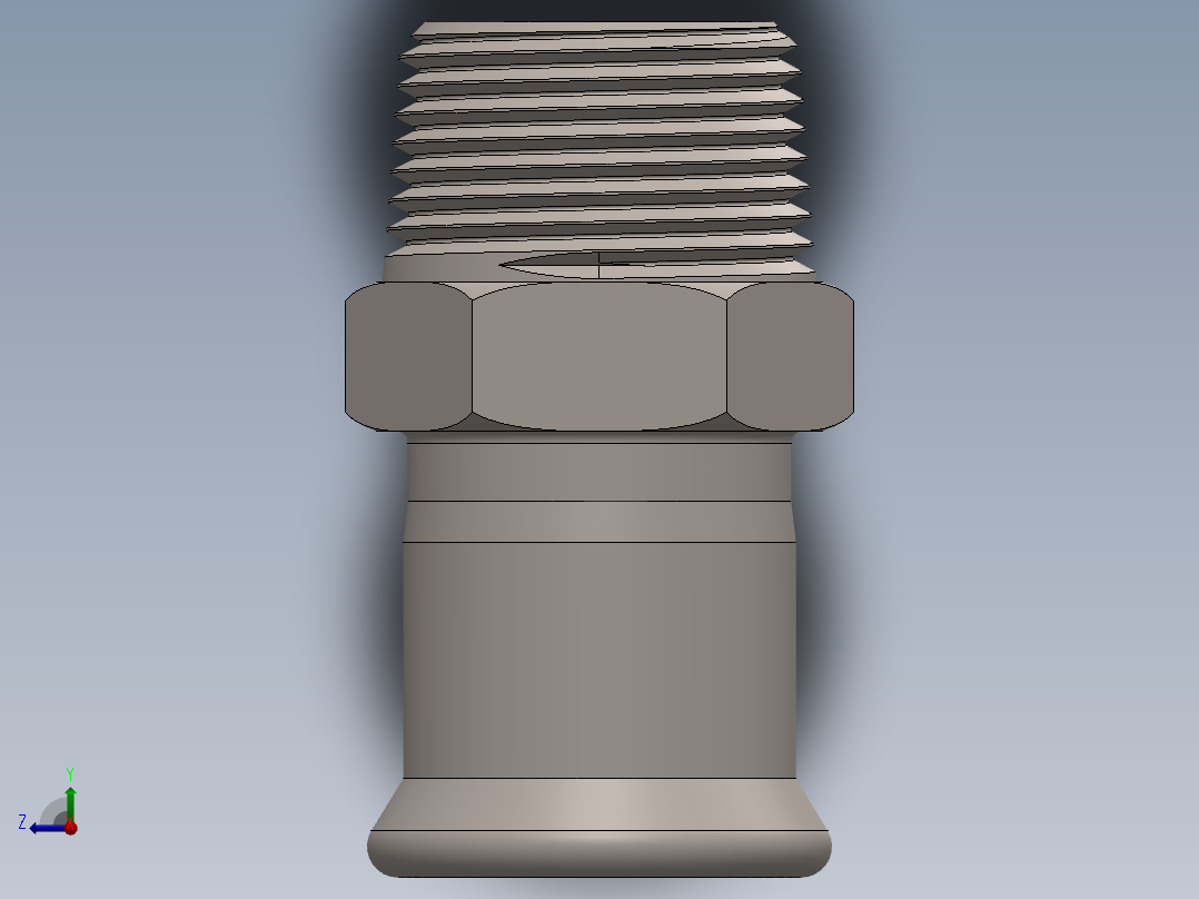 管件接头、螺纹接头、三通(41)右视图