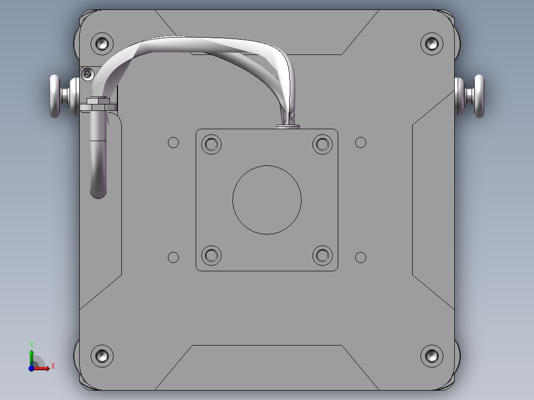 膜片冲压机前视图