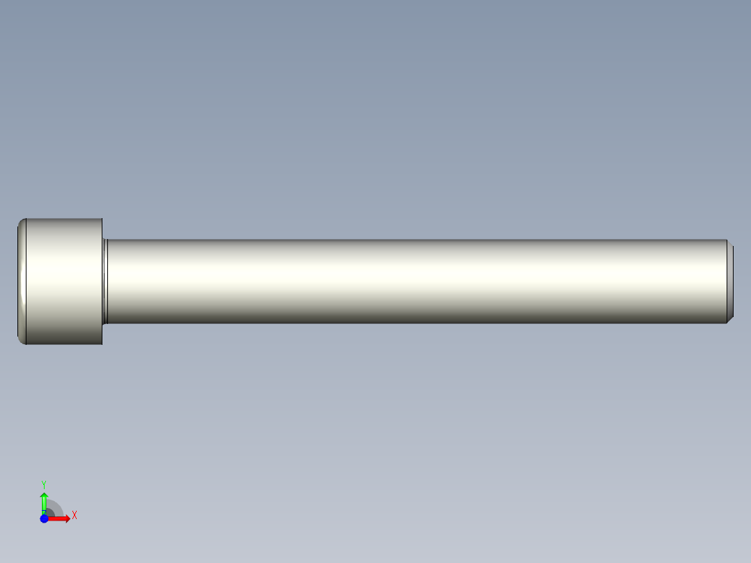 螺钉-DIN_912-M20x150.stp前视图