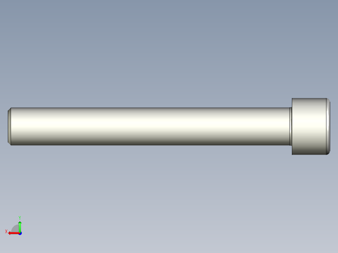 螺钉-DIN_912-M20x150.stp后视图