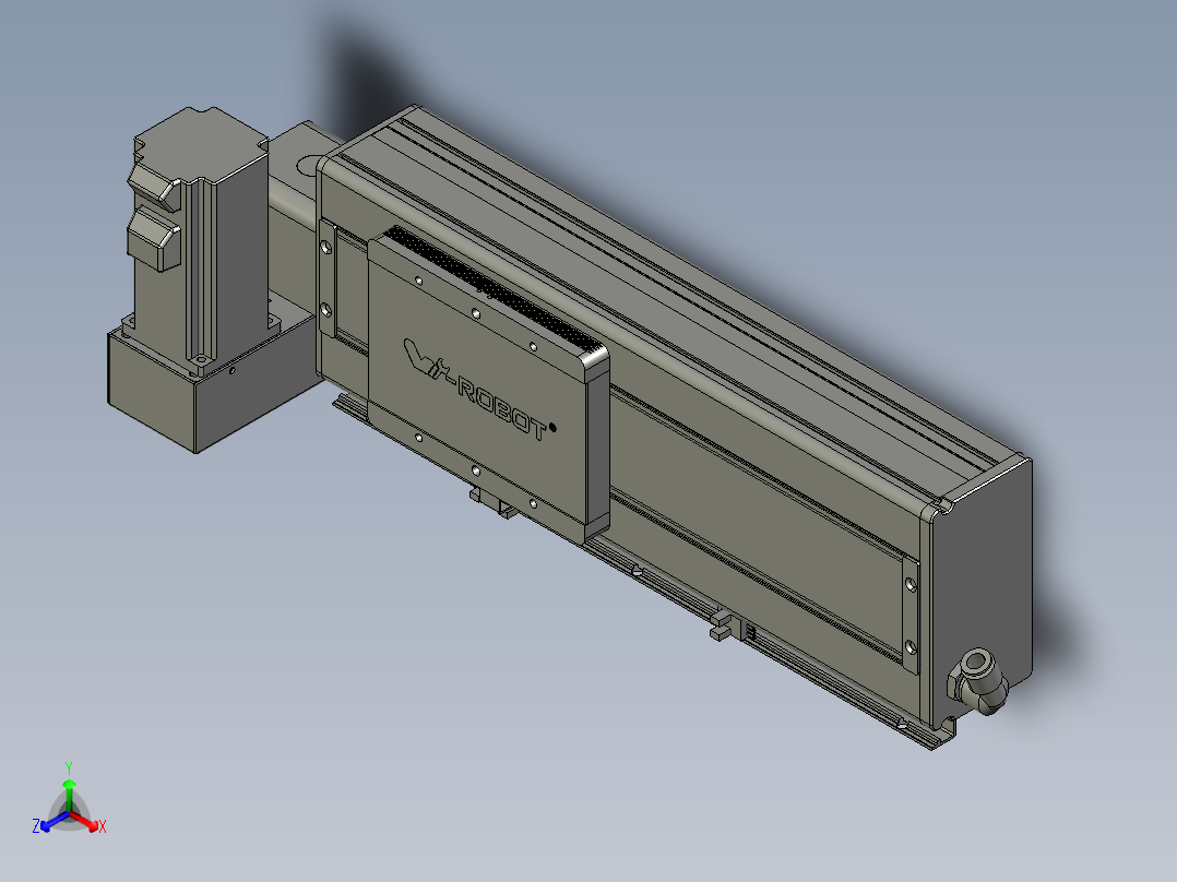 威洛博VBC14-S150-BLU-P40正等轴测图