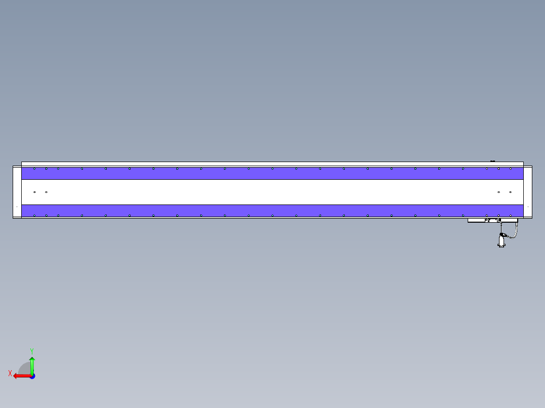 威洛博VL系列直线电机模组-VL22H3-S1850后视图