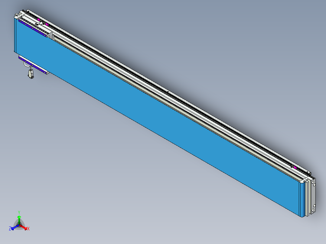 威洛博VL系列直线电机模组-VL22H3-S1850正等轴测图