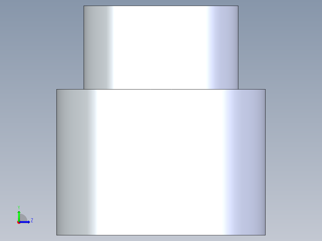 CPVC管件11-Sch80_ReducerCoupling_SxS_9829-211_1.5in x 1in左视图