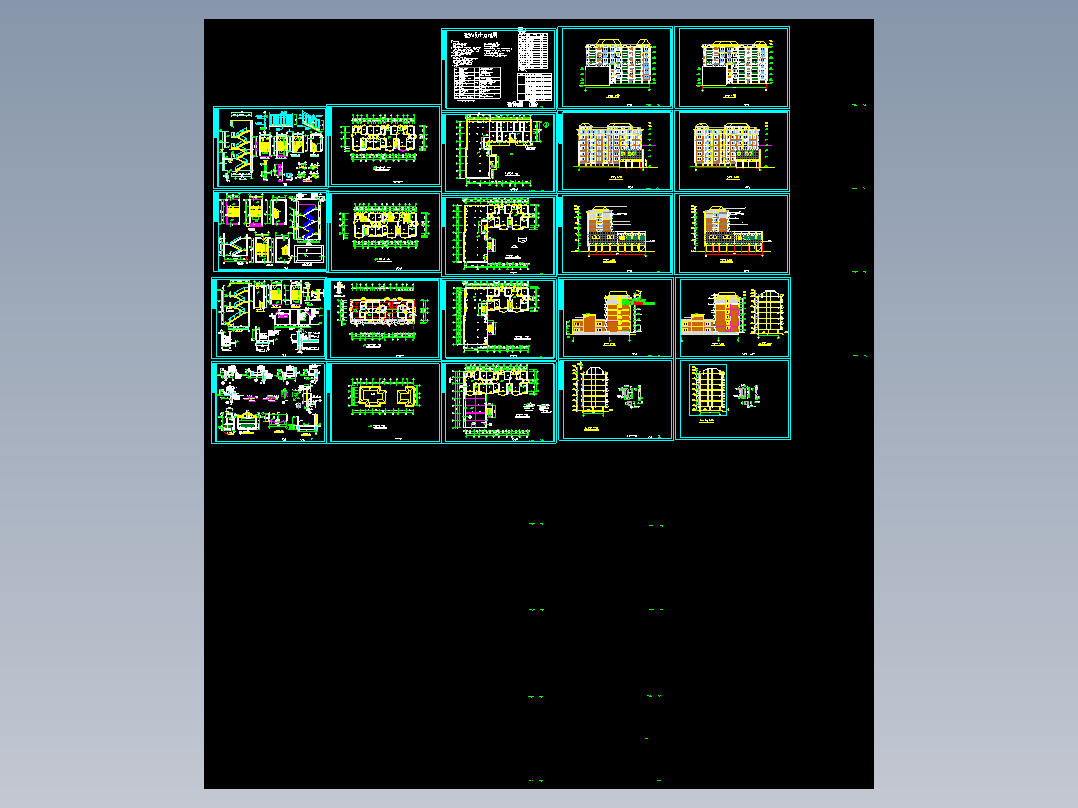 江南住宅全套建筑图