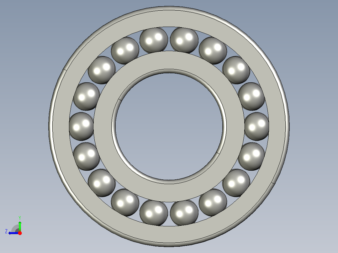 深沟球轴承6308右视图