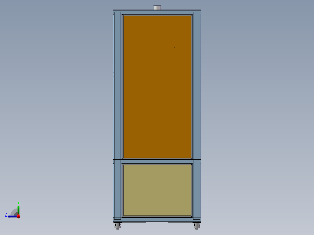 智能无土栽培植物设备右视图