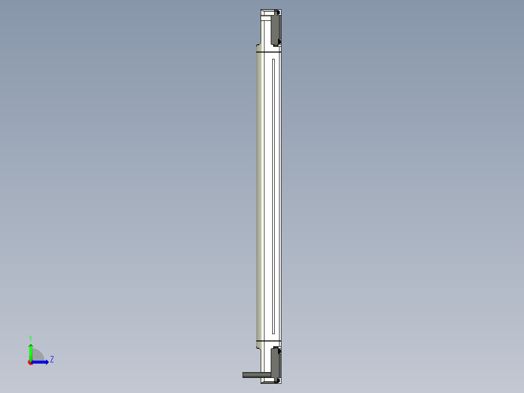 基恩士SL-V10L_R_kc图纸模型左视图