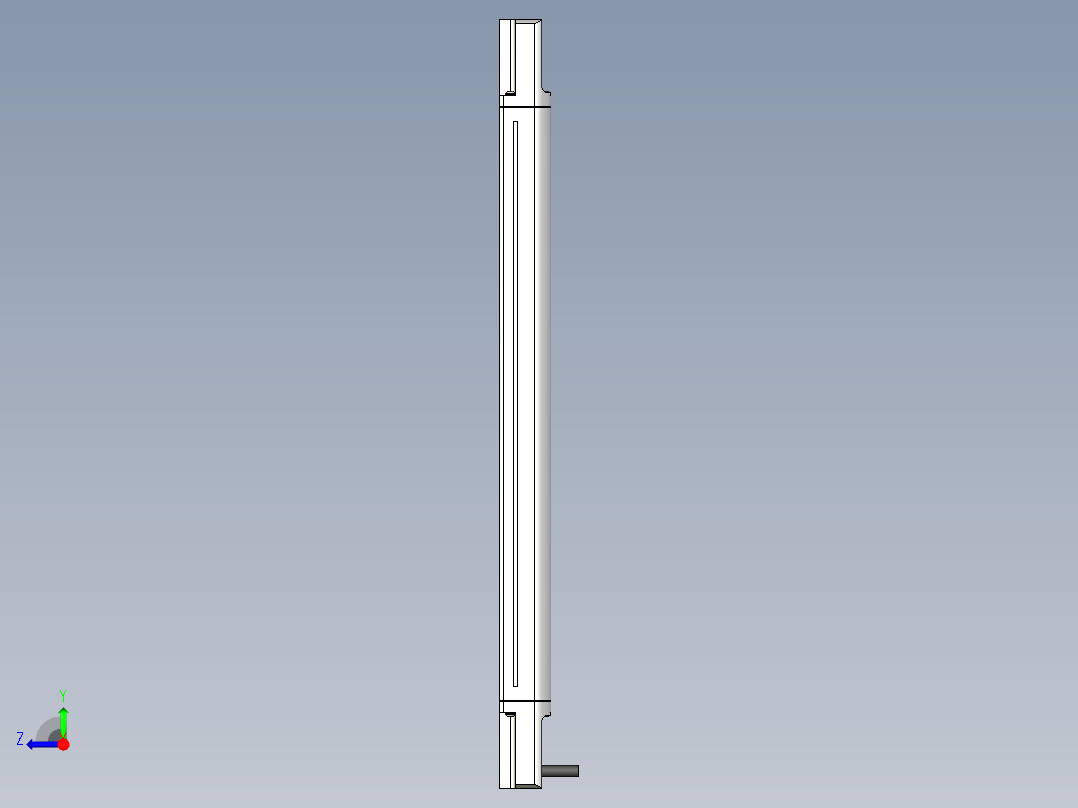 基恩士SL-V10L_R_kc图纸模型右视图