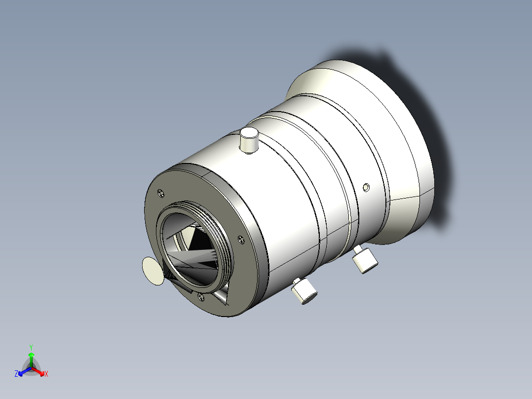 大恒相机镜头Daheng_HN-P-25M_3D_Modeling多系列图纸
