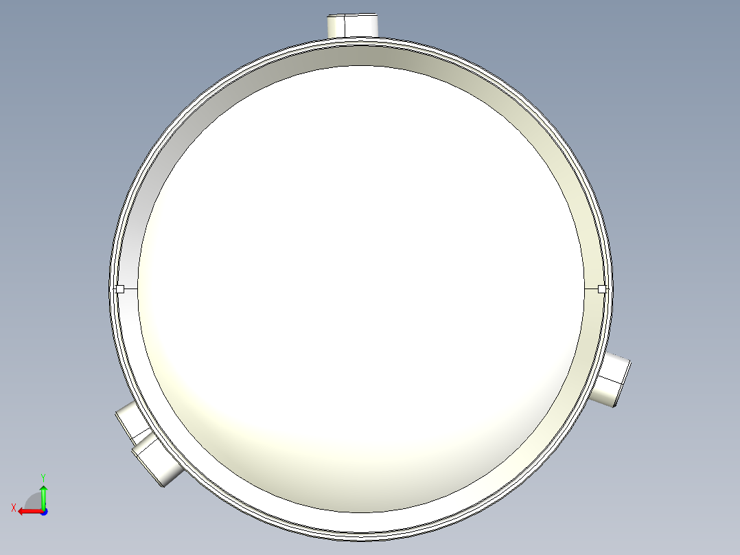 大恒相机镜头Daheng_HN-P-25M_3D_Modeling多系列图纸后视图