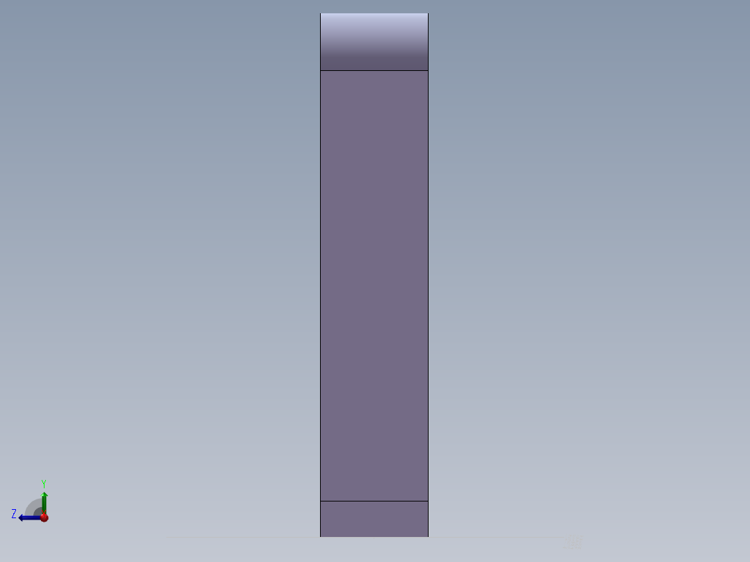 S46 摇臂支撑座右视图