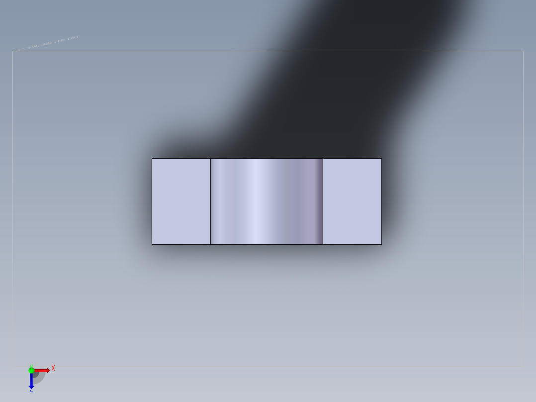 S46 摇臂支撑座俯视图