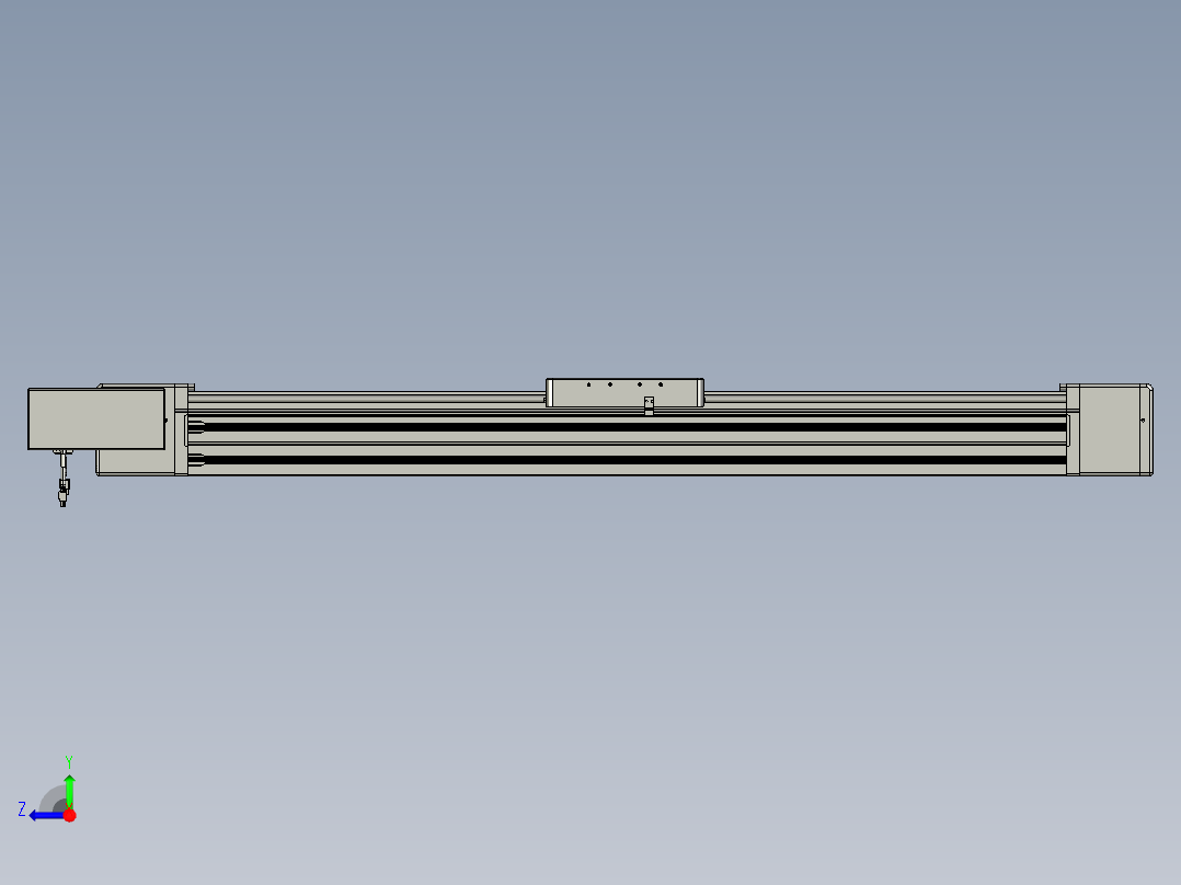 威洛博直线电机模组EB20-L224-S1050-BL-ZP75-MS3-5K右视图