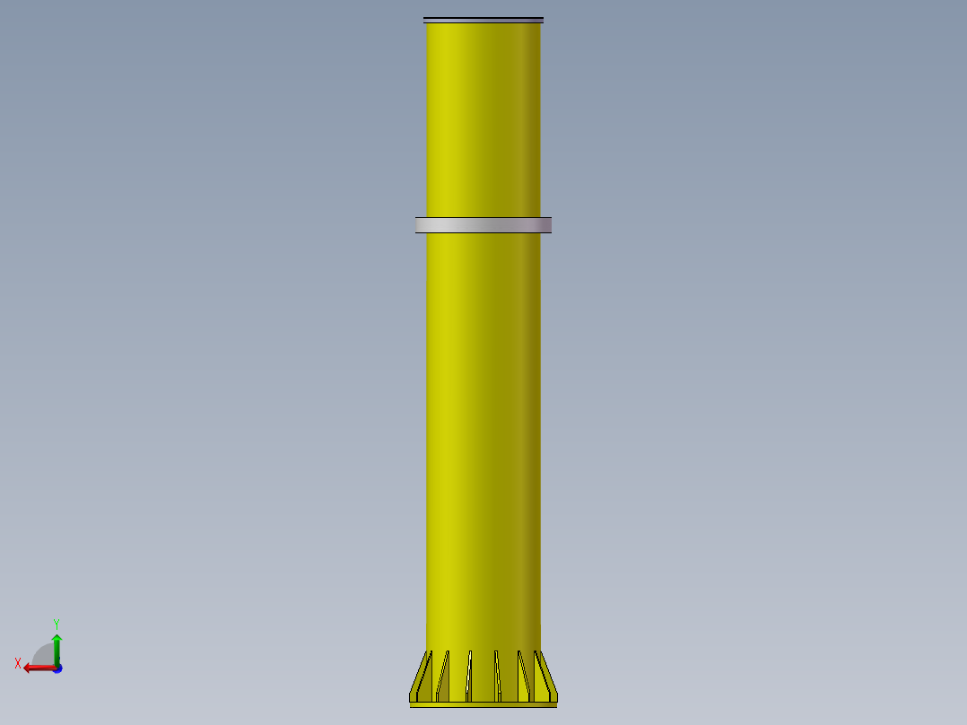 2吨电动转臂旋臂吊图纸后视图