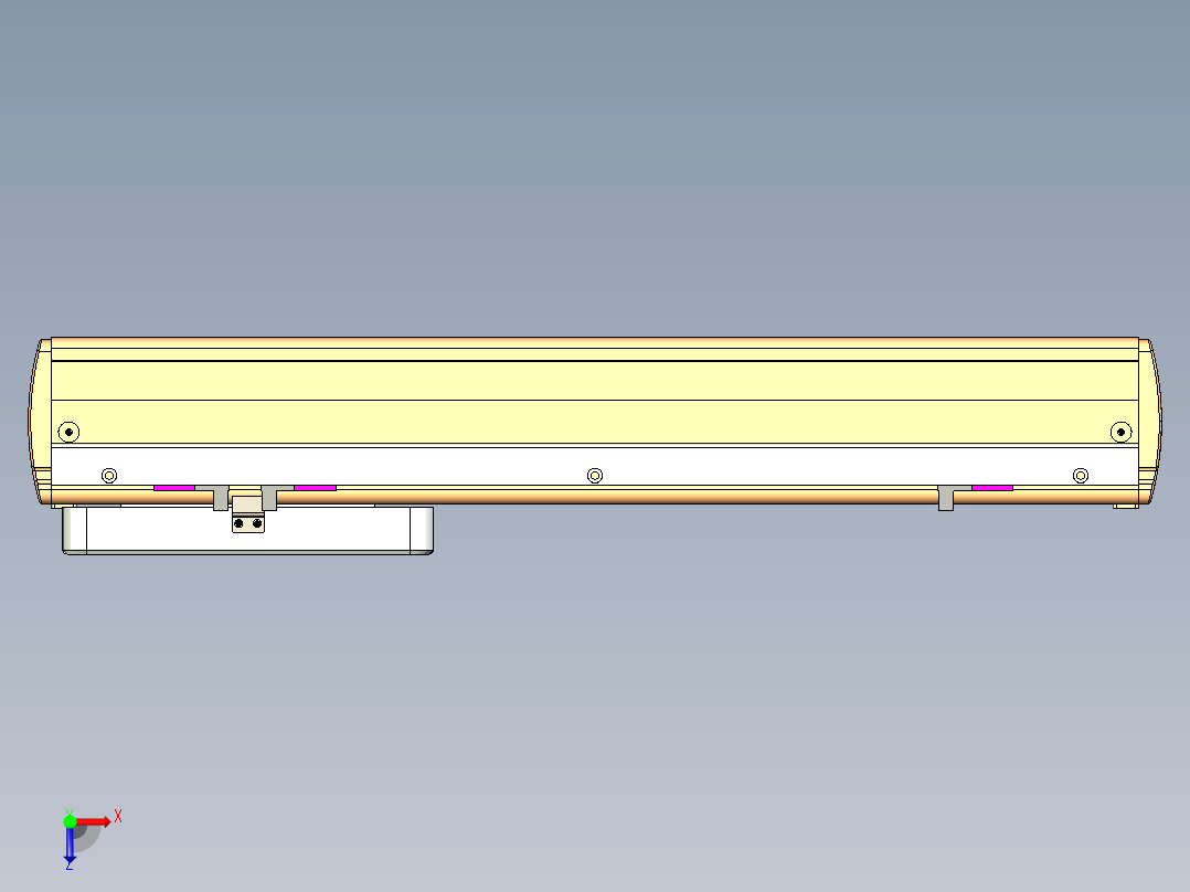 威洛博LC系列3d模型模组LC17E1Y-S300俯视图