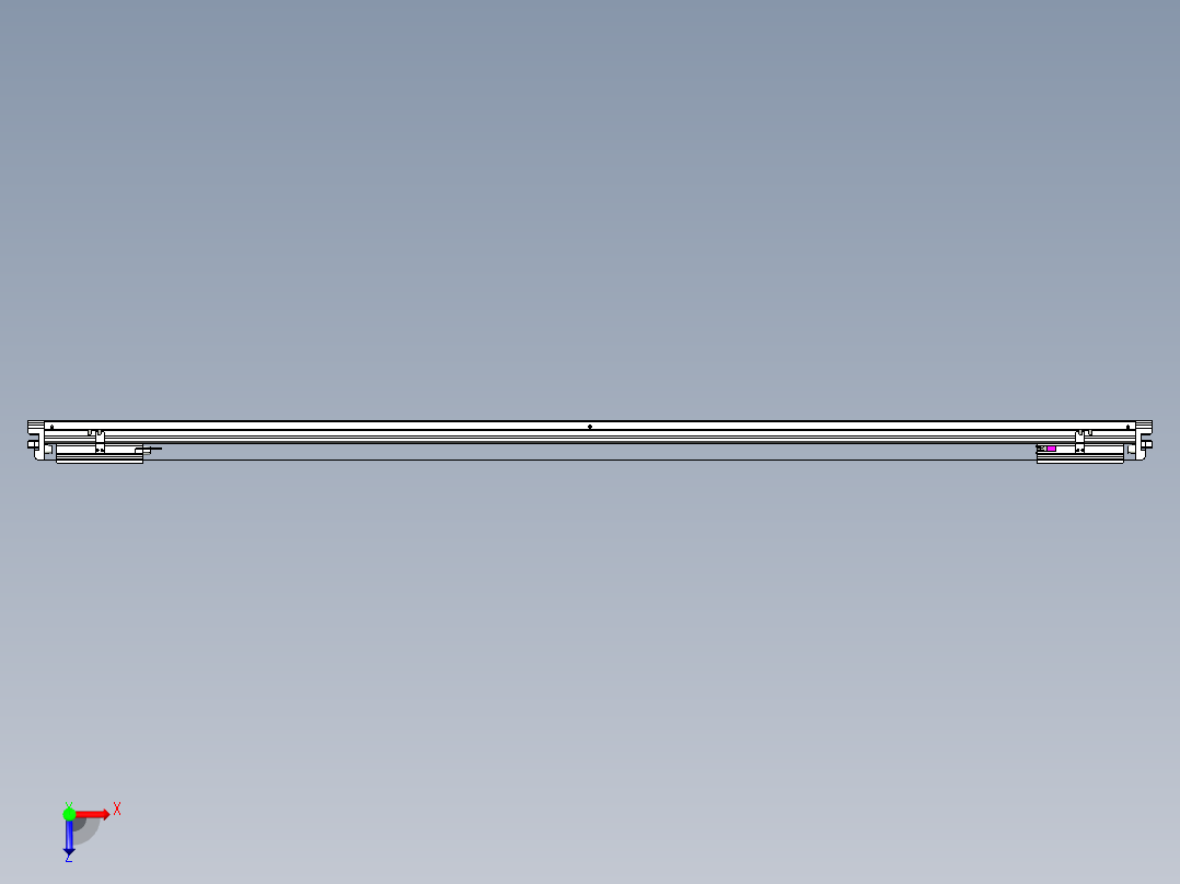 威洛博VL系列3d模型模组2VL17E2Y-S1850俯视图