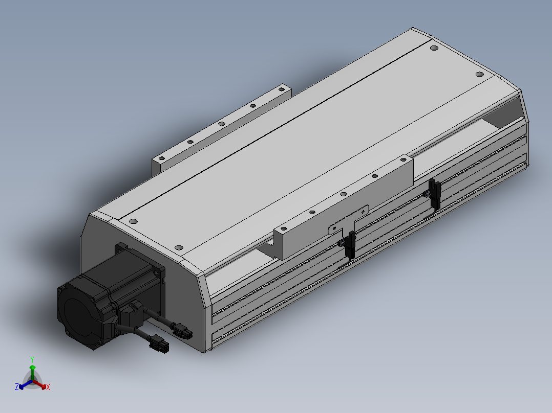精密模组MY220-T10-150L-BC-P75B-C4-C正等轴测图