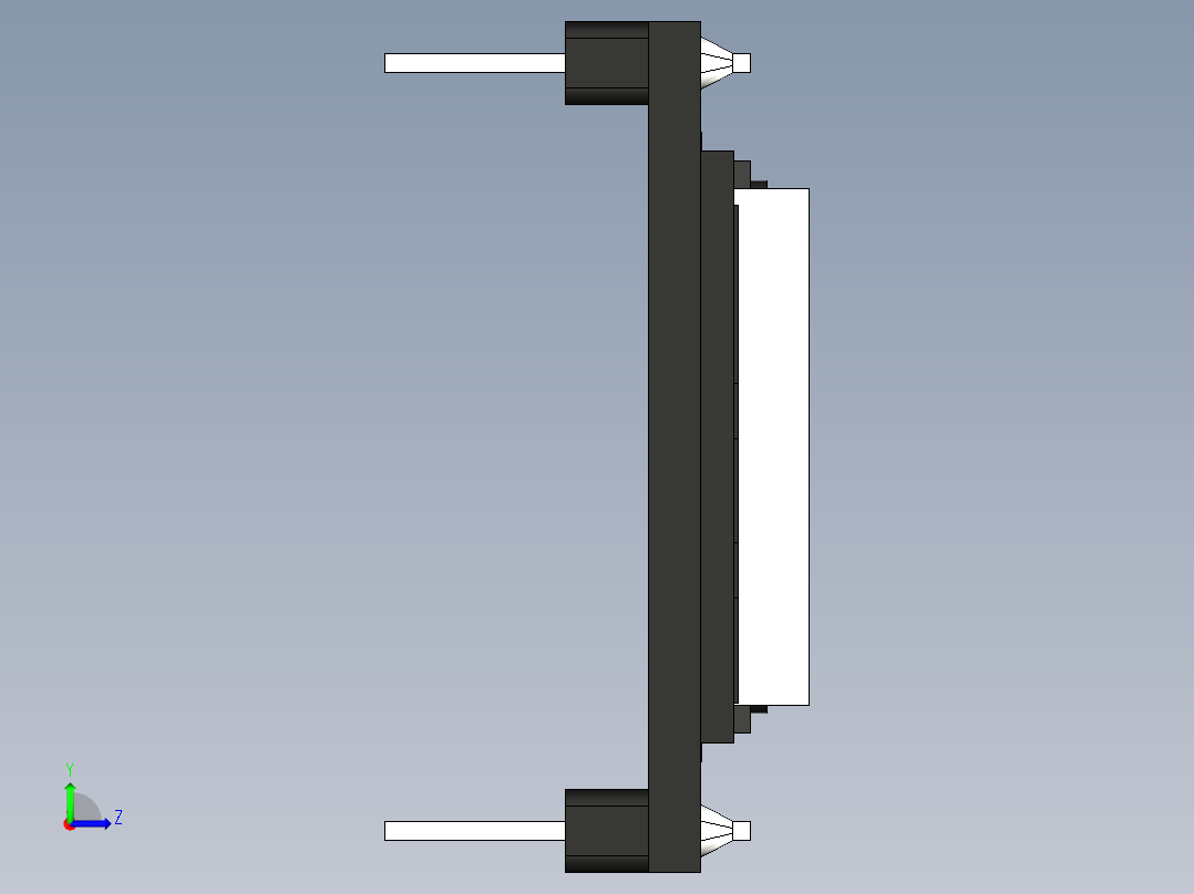 NodeMCU-32S usb接口开发板左视图