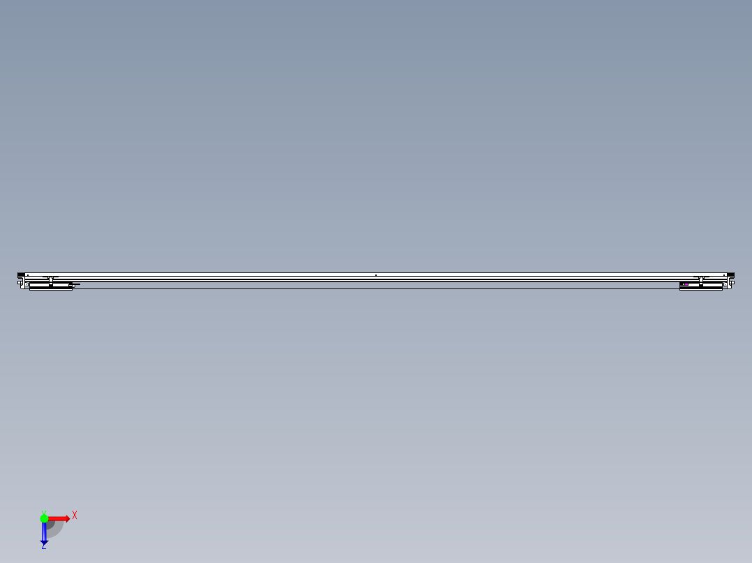 威洛博VL系列直线电机模组-2VL17E3-S3000俯视图