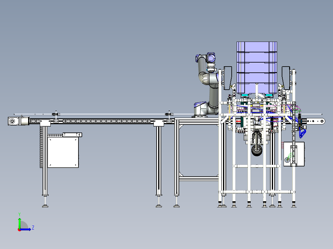 karakuri-collaborative-robot STP左视图