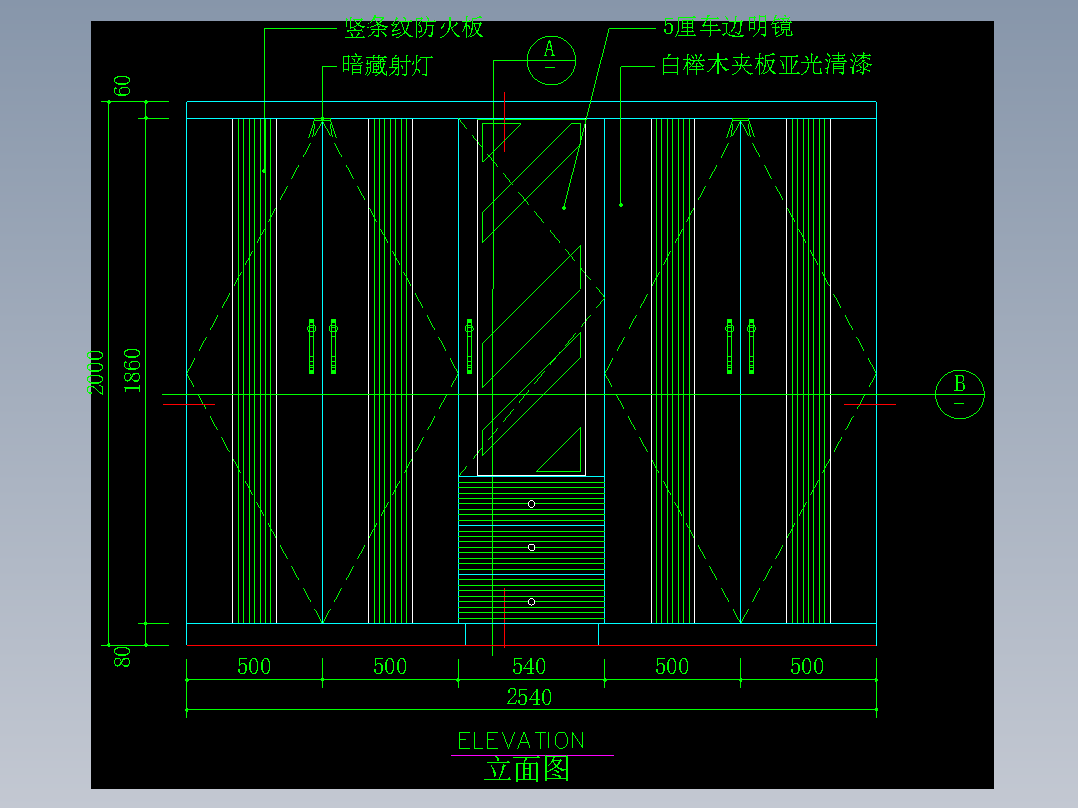 家装类CAD图块(五)-FH01095D