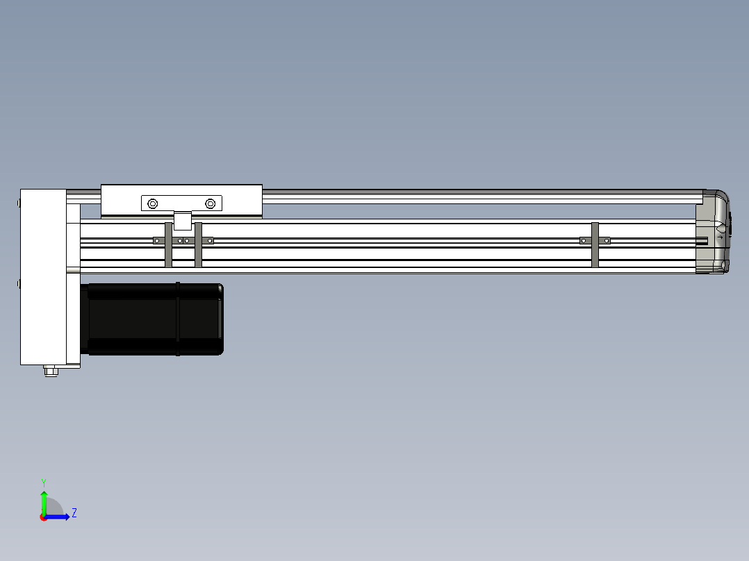 Toyo东佑达直线模组-ETH14-350-BM-400W左视图