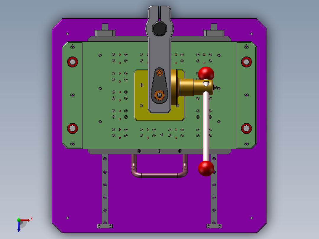 电路PCB板制造机设备俯视图
