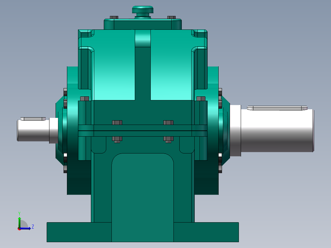 ZLY型硬齿面圆柱齿轮减速器112左视图