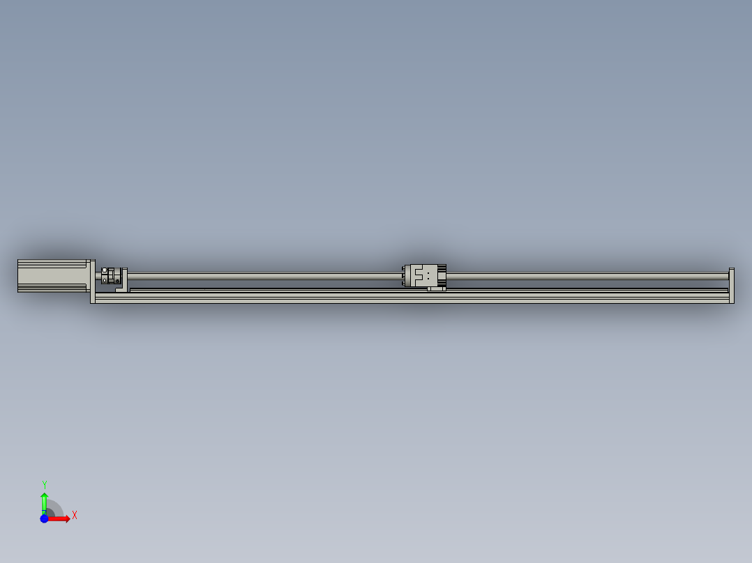 模组FSK40-L10C7-BC-T40（1000行程）前视图