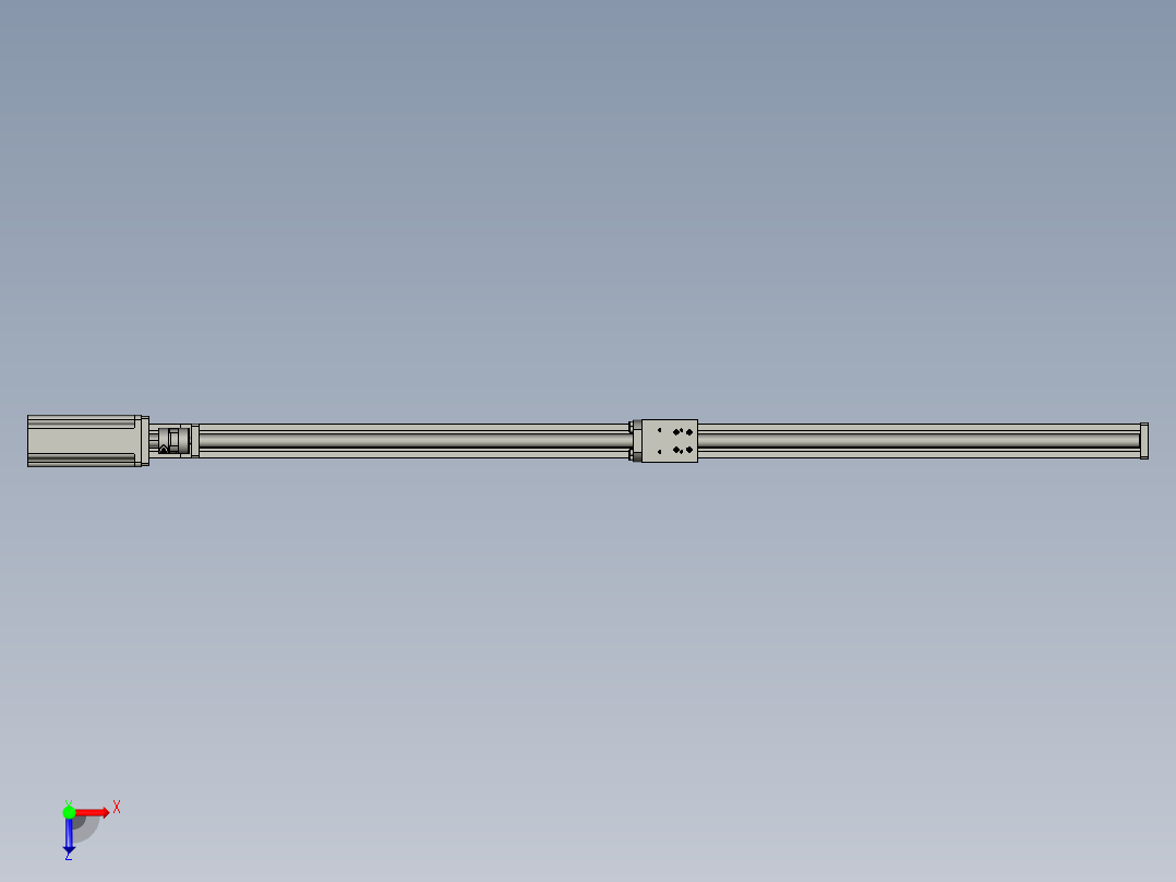 模组FSK40-L10C7-BC-T40（1000行程）俯视图