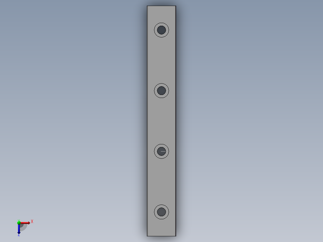 滑块MGN12C俯视图