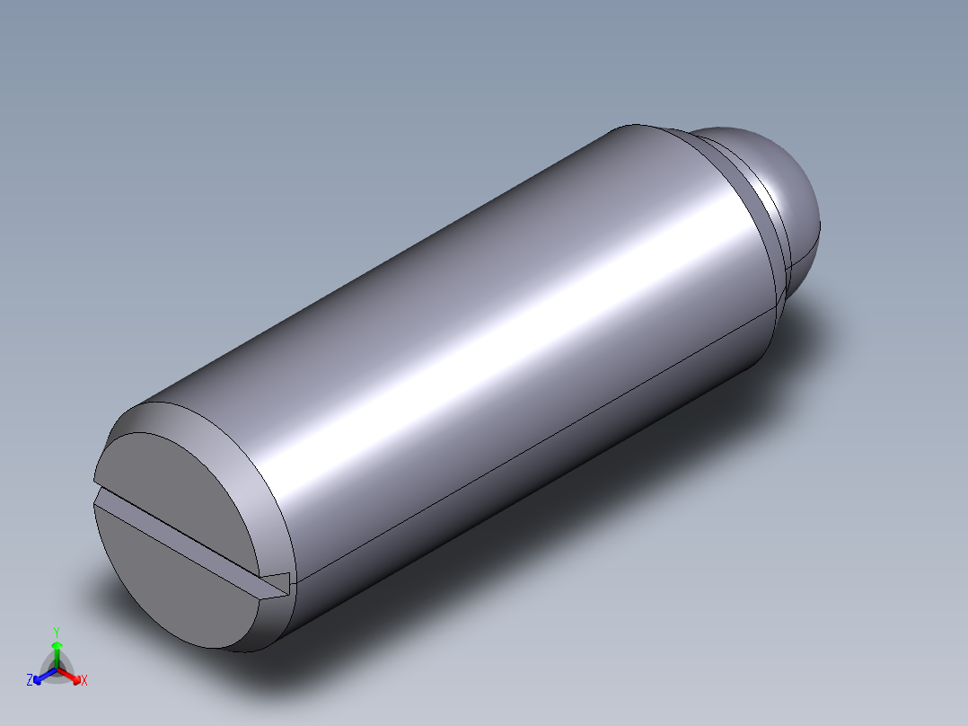 定位柱(中荷重)(英吋) 2B02-3D多系列多零件图纸模型
