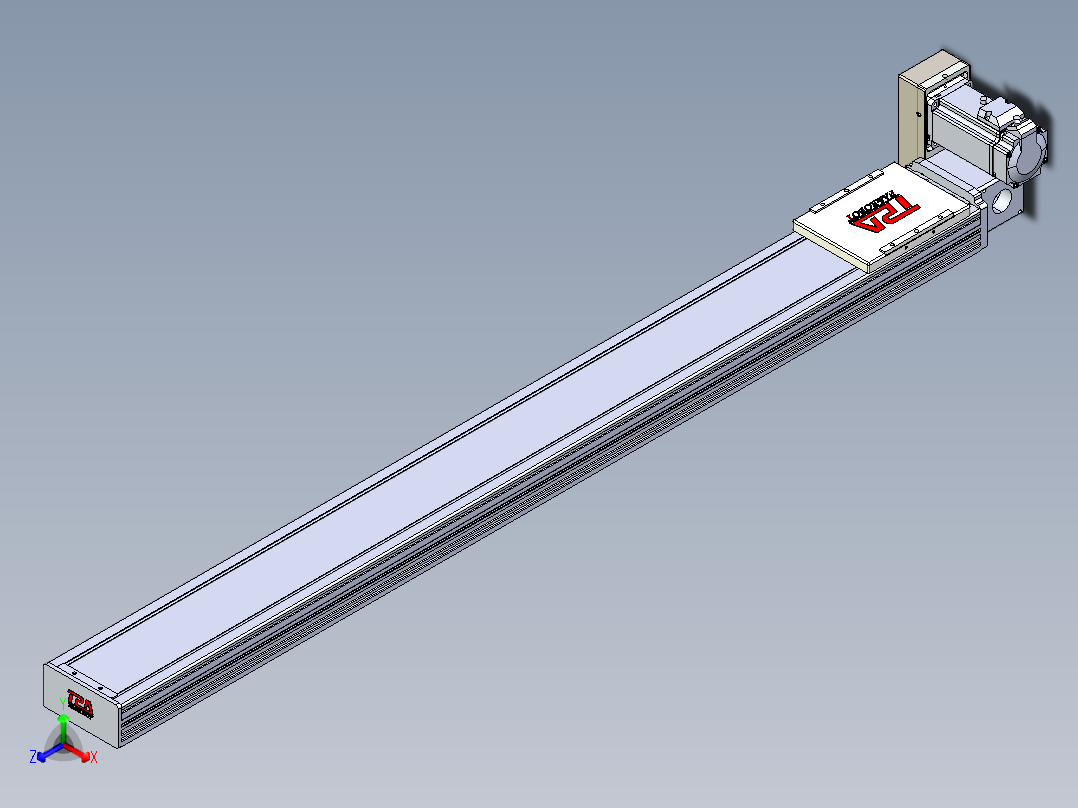同步带全封闭直线模组TPA-HCB-110D-90-L1050-RU-Y-P40-N3